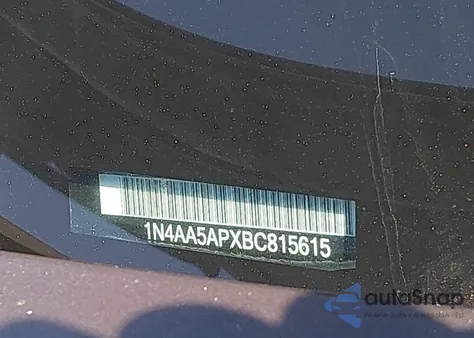 2011 Nissan Maxima 3.5 Sv из США, поврежденный, VIN 1N4AA5APXBC815615